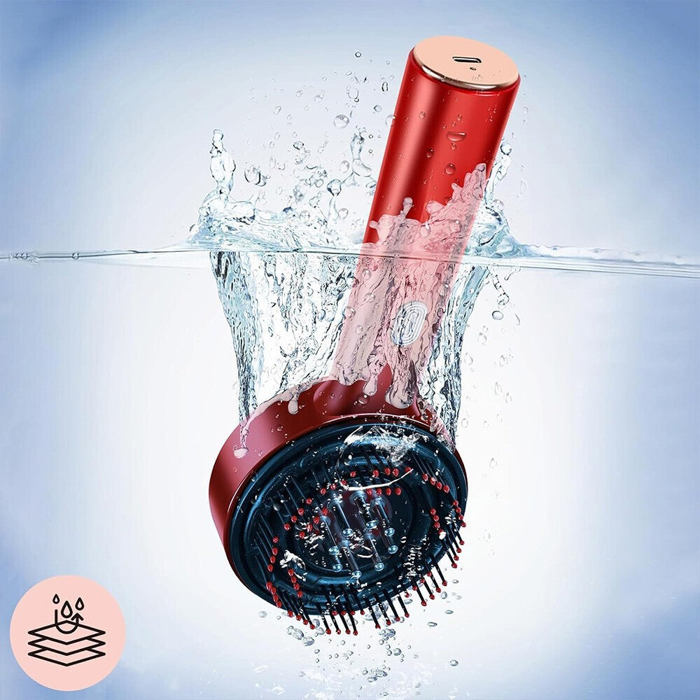 Electric Vibration Massage Comb Red Light Therapy Hair Growth Massage Scalp Brus