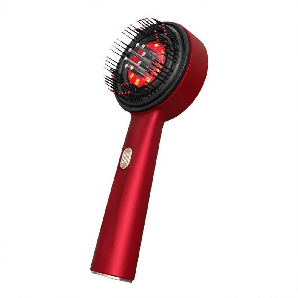 Electric Vibration Massage Comb Red Light Therapy Hair Growth Massage Scalp Brus