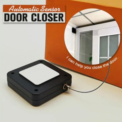 Transform Your Space with the Innovative Automatic Sensor Door Closer - Effortless Operation, Fully Adjustable, and No Punching Required!