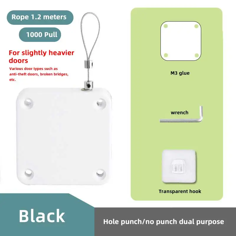 Transform Your Space with the Innovative Automatic Sensor Door Closer - Effortless Operation, Fully Adjustable, and No Punching Required!